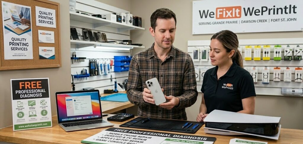 repairs mobile phones grande prairie